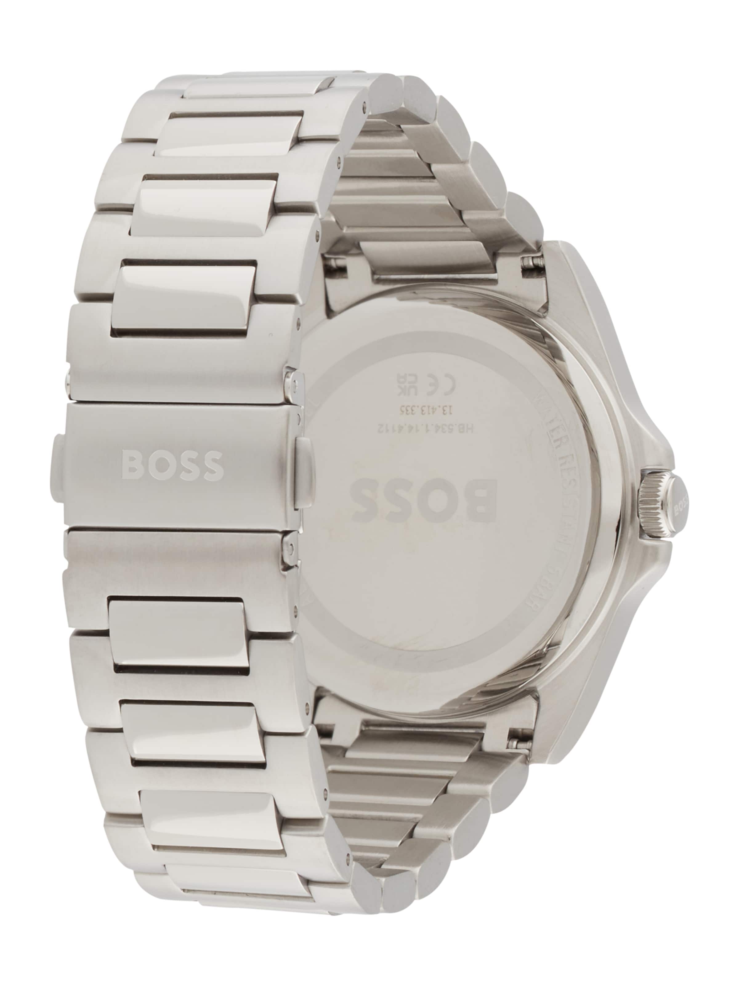 BOSS Zegarek analogowy 'STRIKE' w kolorze srebrny