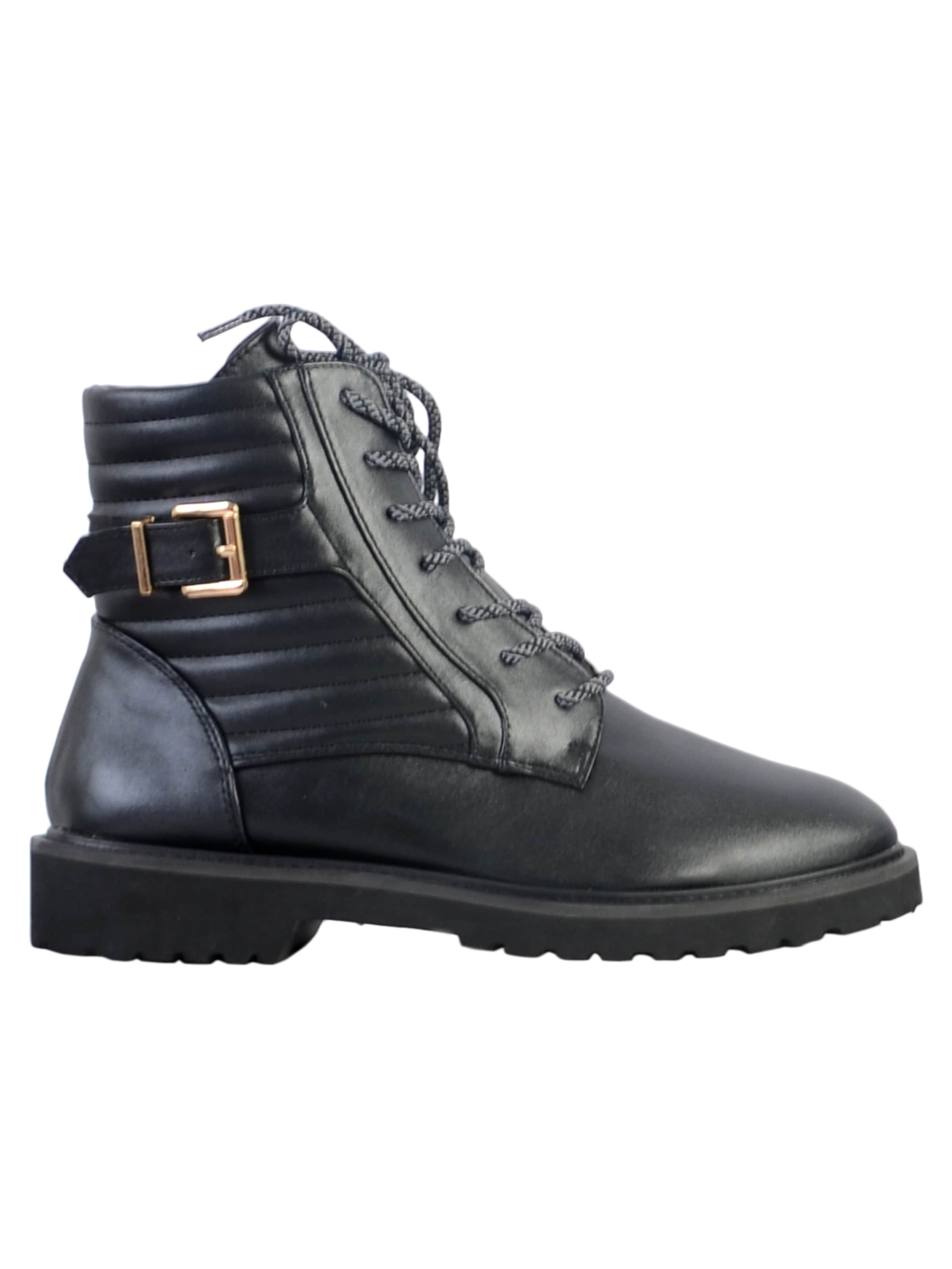 The Divine Factory Ankle Boots‌‌ in Schwarz: Vorderseite