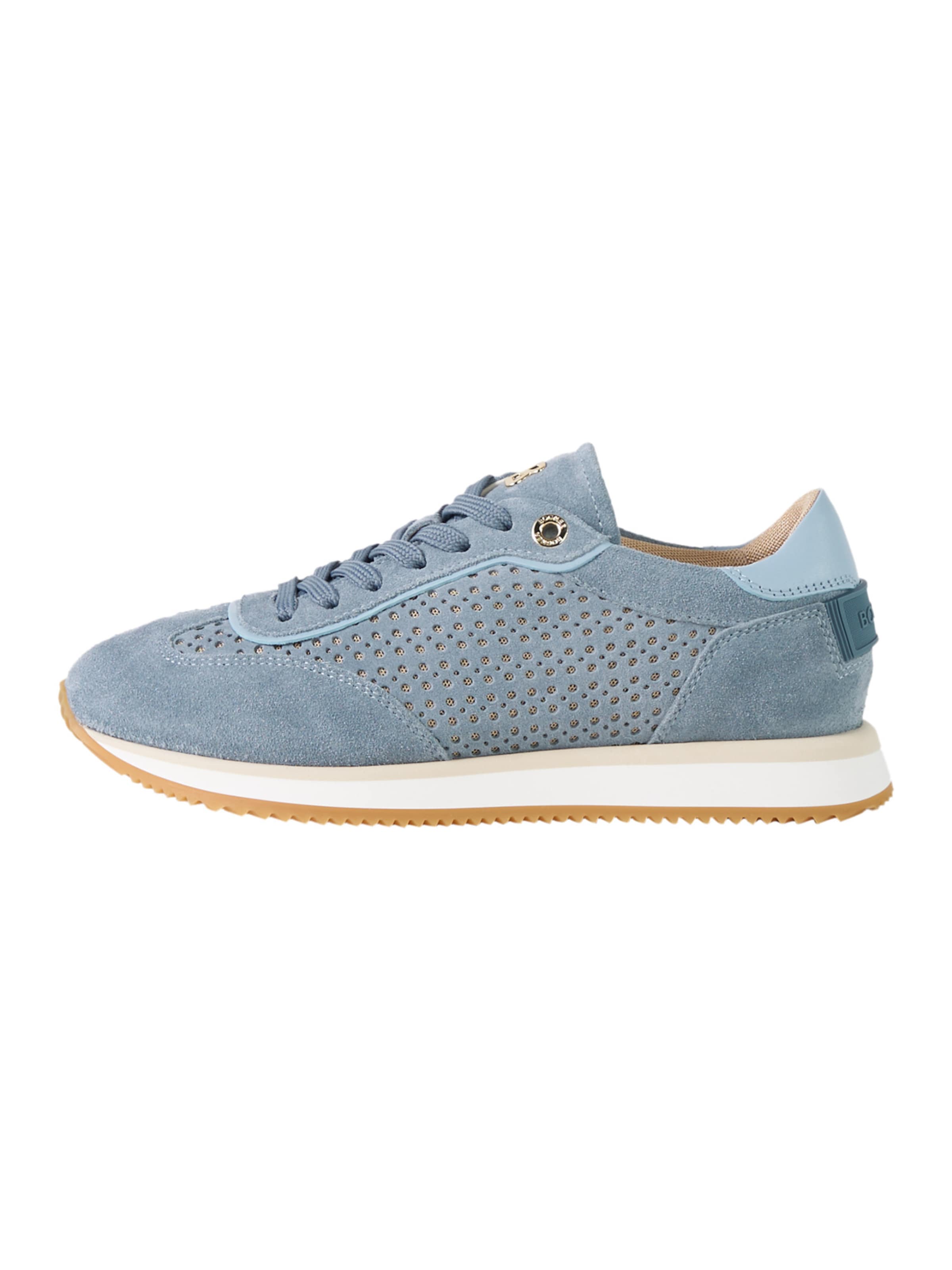 BOGNER Platform trainers 'Padua' in 37 in Blue / White, Item view