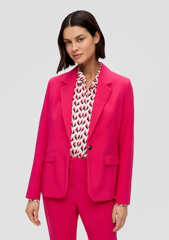 Blazer di s.Oliver BLACK LABEL in rosa: frontale