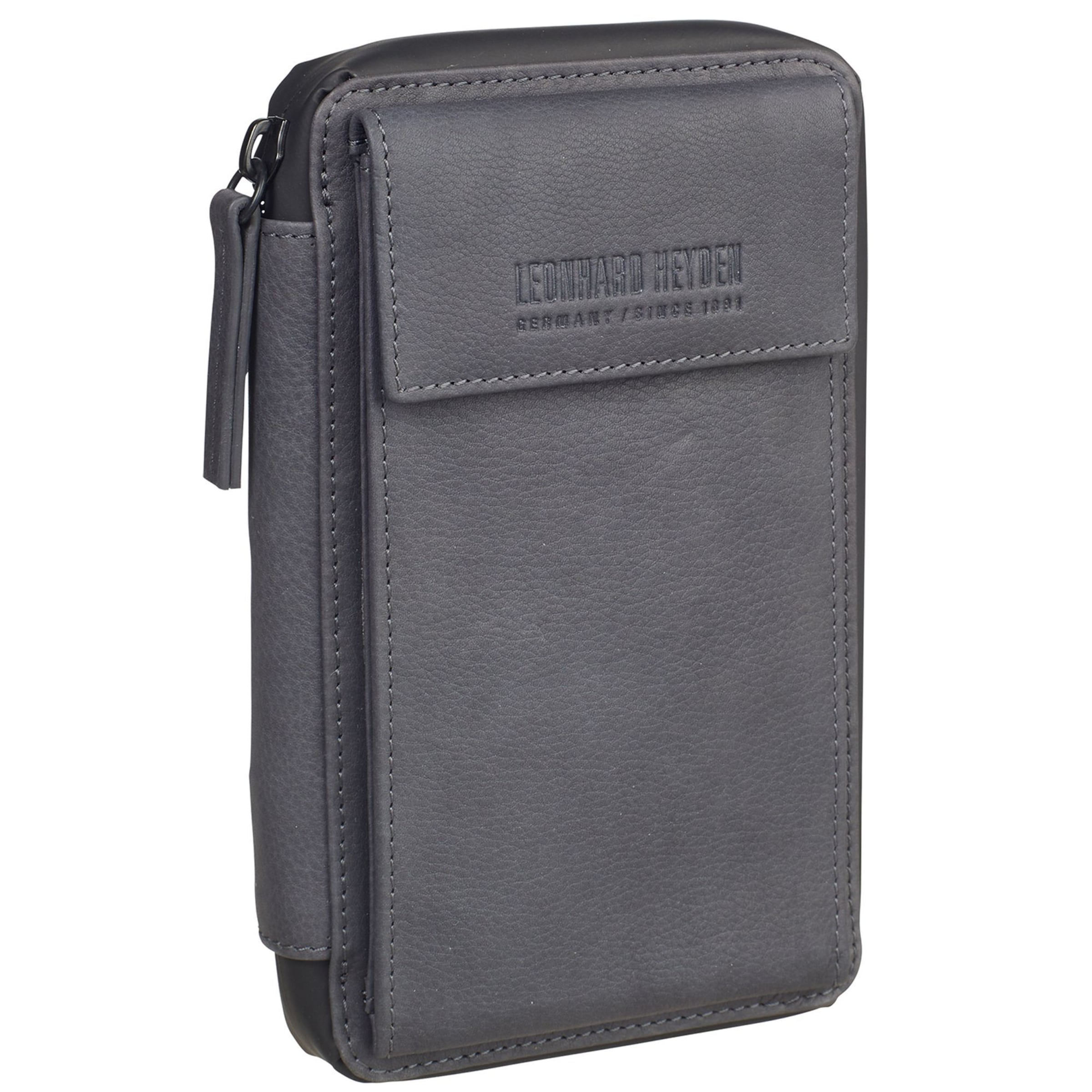 LEONHARD HEYDEN Smartphone Case 'Den Haag' in Grey: front