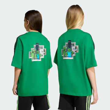 T-Shirt 'Adidas Originals x Minecraft' ADIDAS ORIGINALS en gris : devant