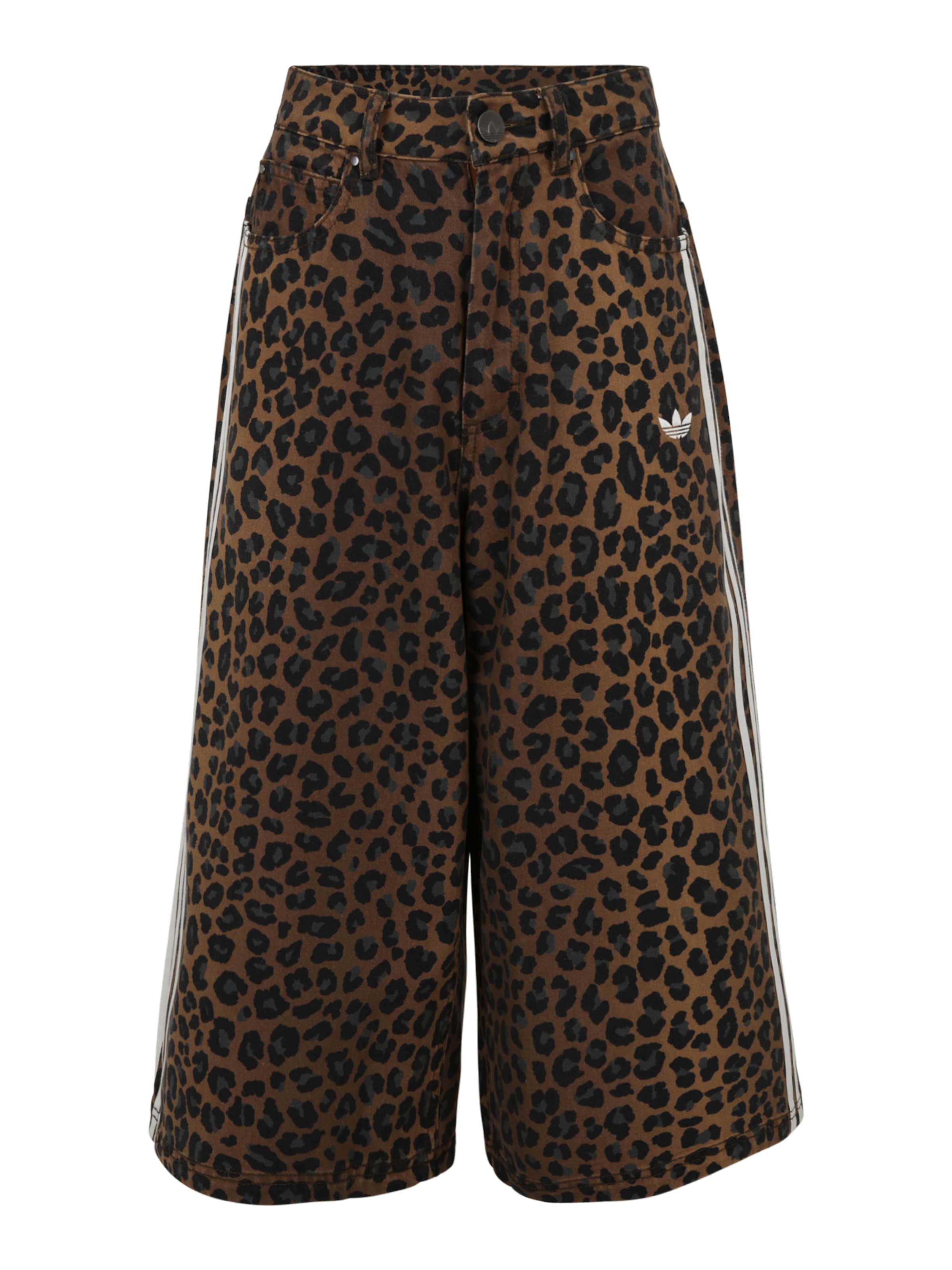 ADIDAS ORIGINALS - Pierna ancha Vaquero 'Bermuda' en marrón: frente