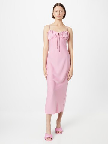 Gina Tricot Kleid in Pink: predná strana