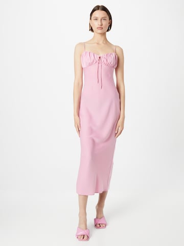 Gina Tricot Jurk in Roze: voorkant