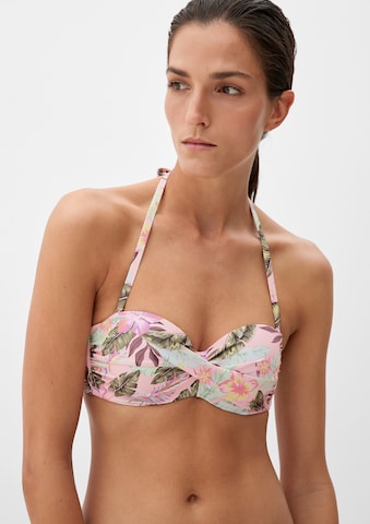 s.Oliver Balconette Bikini top in Pink: front