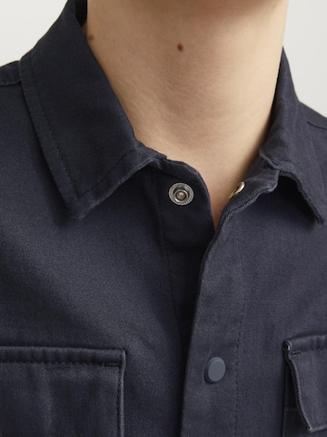 Jack & Jones Junior Regular fit Button Up Shirt 'EON' in Blue