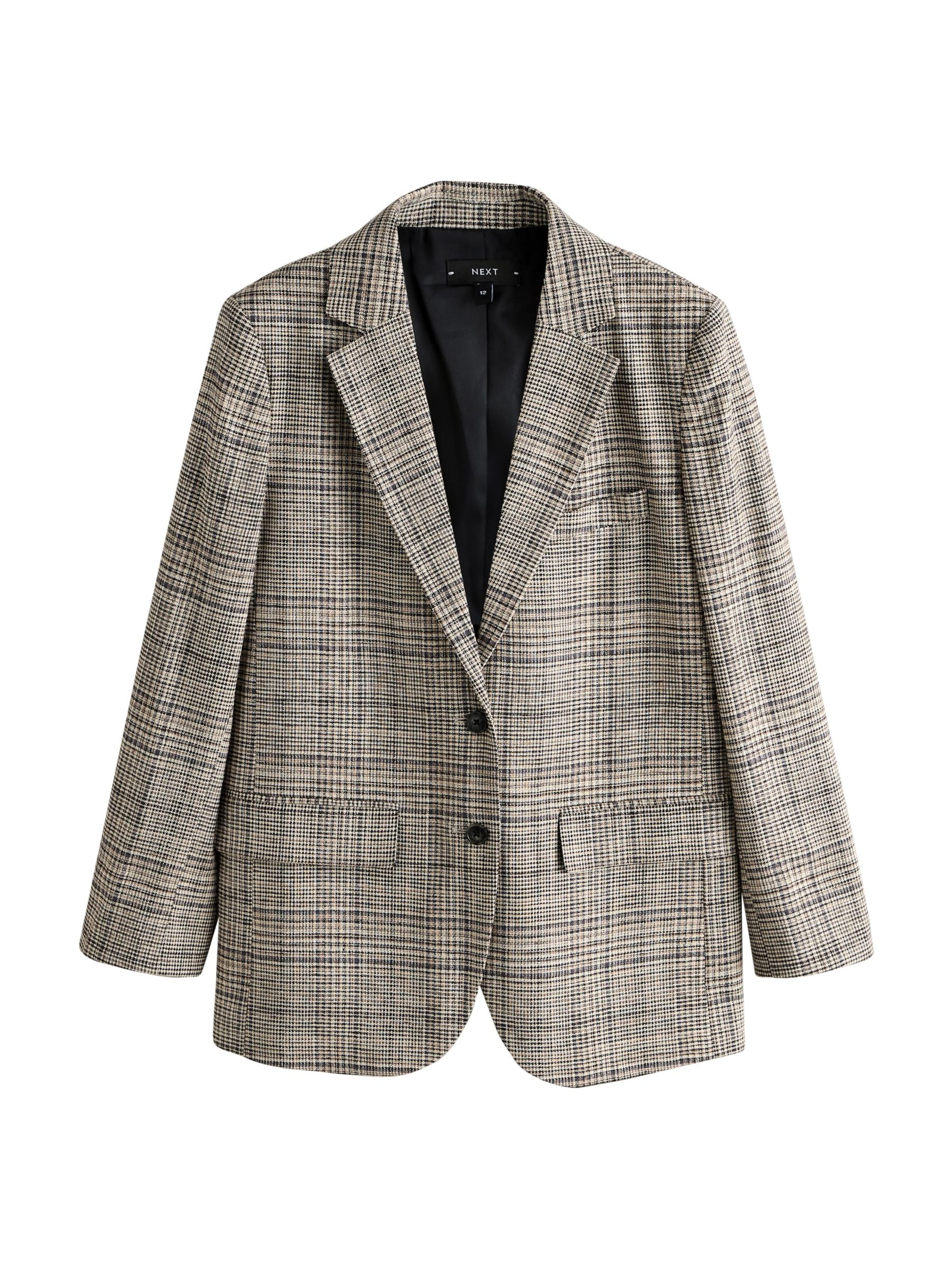 Next Блейзер 'N.Premium' в Коричневый: спереди