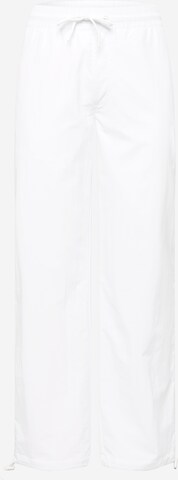 Calvin Klein Jeans Lużny krój Spodnie w kolorze biały: przód