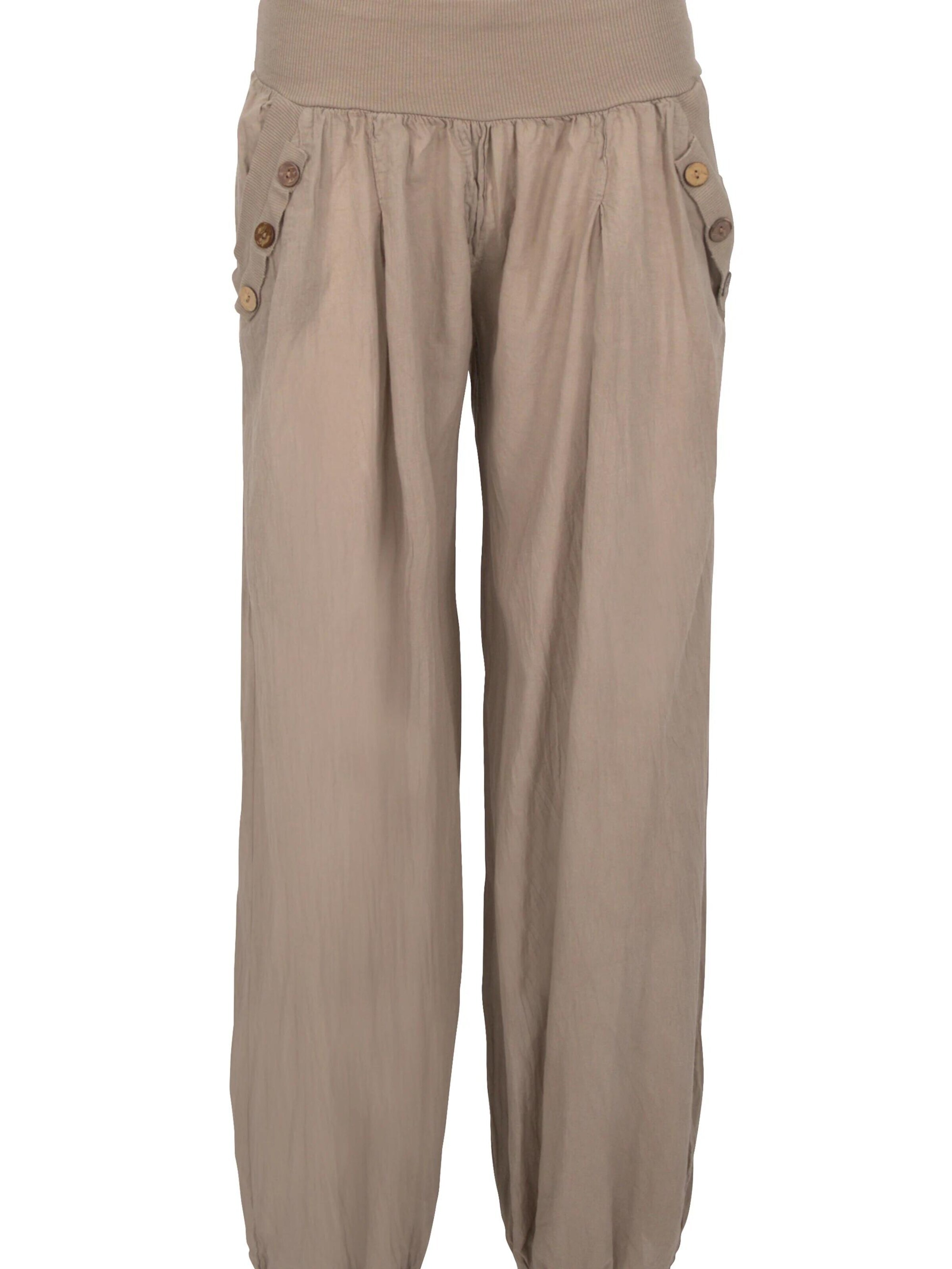 malito more than fashion Loose fit Harem Pants in Brown