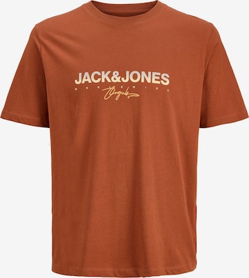 T-Shirt 'JORCanggu' Jack & Jones Junior en rouge : devant