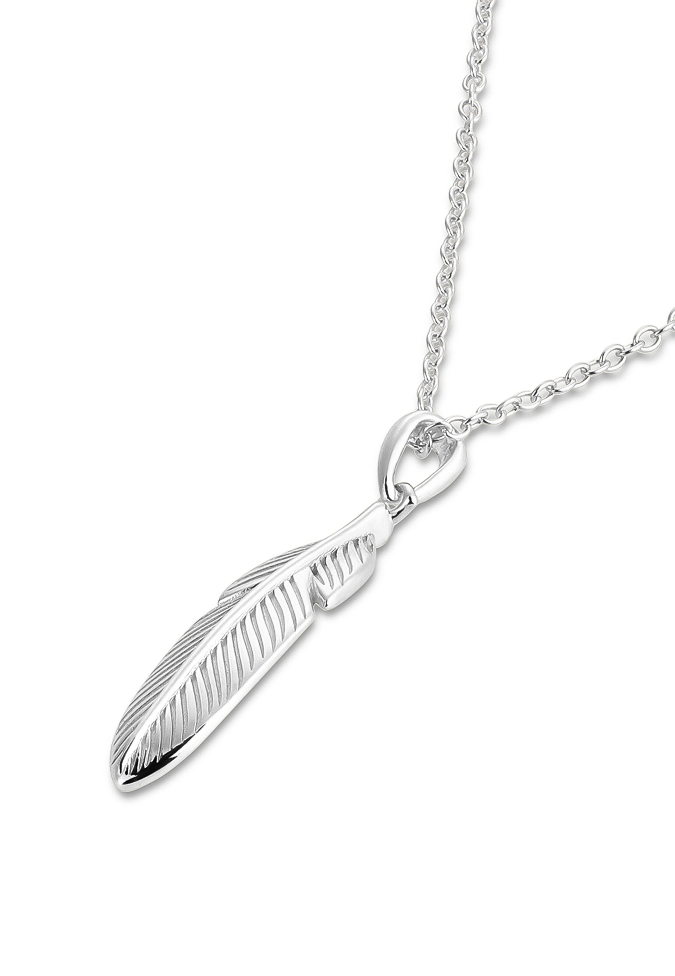 Collana 'The Feather' di Commen Lines in argento