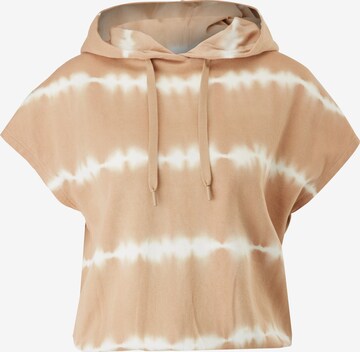 Sweat-shirt s.Oliver en beige : devant