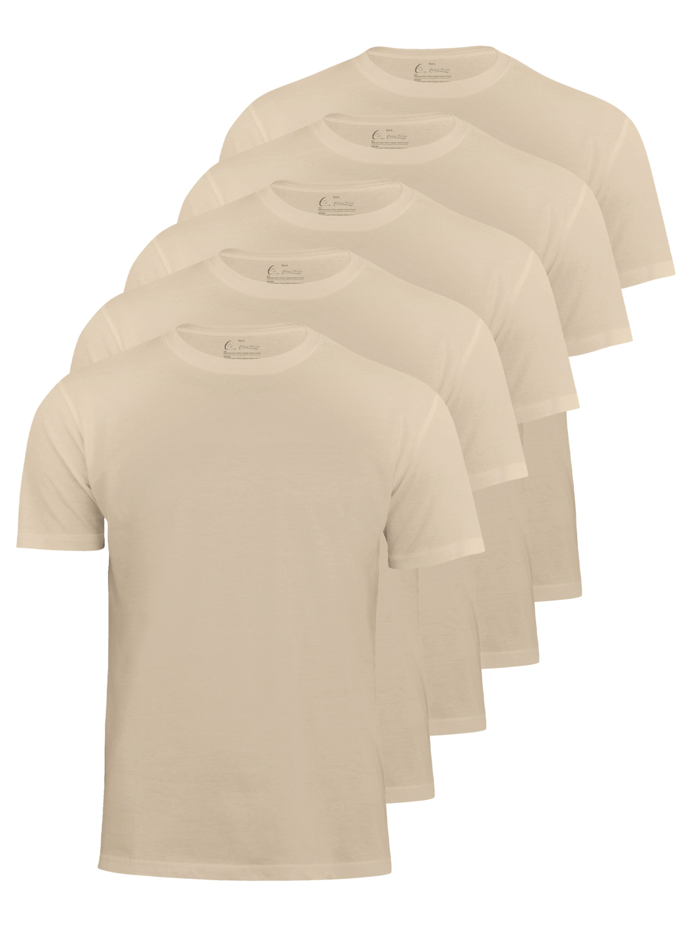 Cotton Prime Shirt in Beige: voorkant