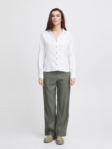 PULZ Jeans Blouse in White