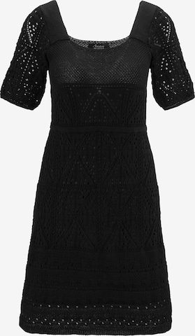 Aniston SELECTED Knitted dress in Black: front