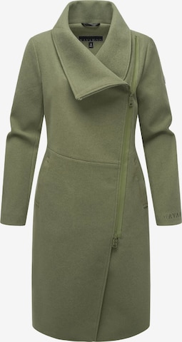 Manteau mi-saison 'Samtrose' NAVAHOO en vert : devant