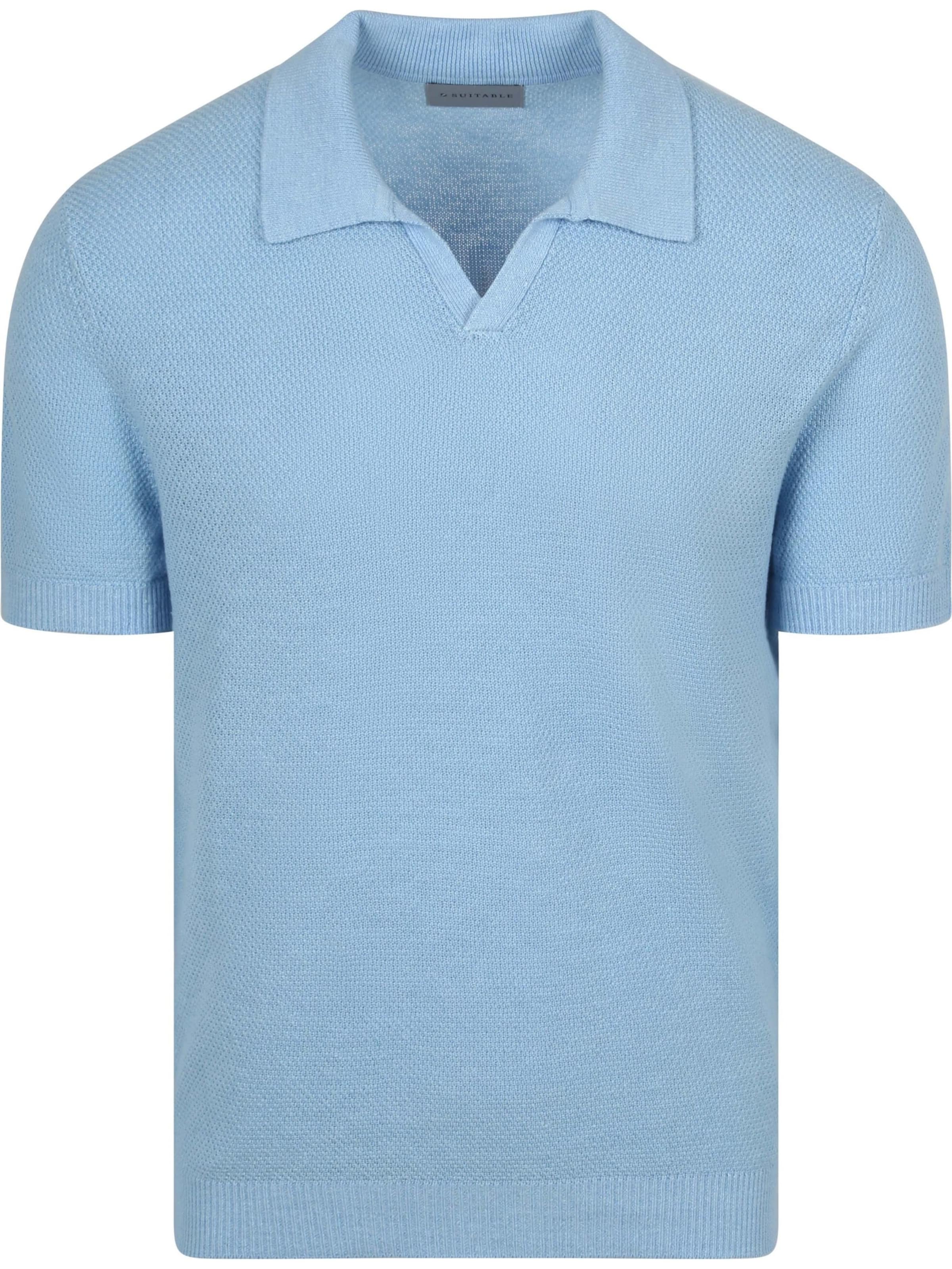 T-Shirt Suitable en bleu : devant