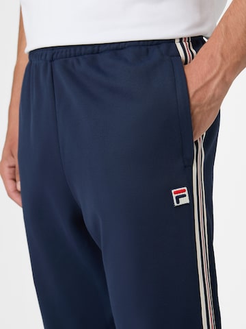 FILA - Tapered Calças 'Biella' em azul