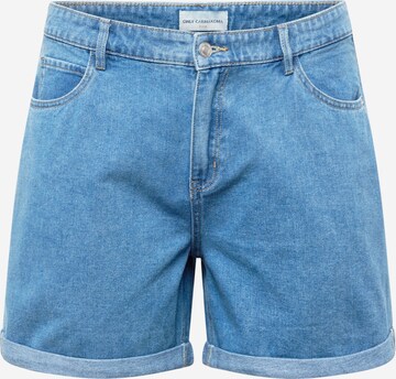 ONLY Carmakoma Regular Shorts 'VEGA' in Blau: predná strana