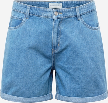 ONLY Carmakoma Regular Jeans 'VEGA' in Blauw: voorkant