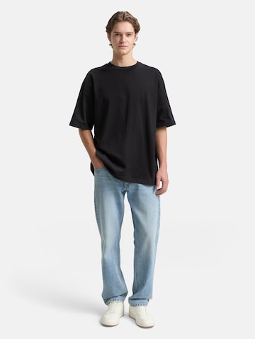 juoda TOM TAILOR DENIM Marškinėliai