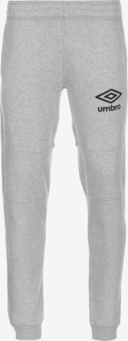 UMBRO Tapered Workout Pants in Grey: front