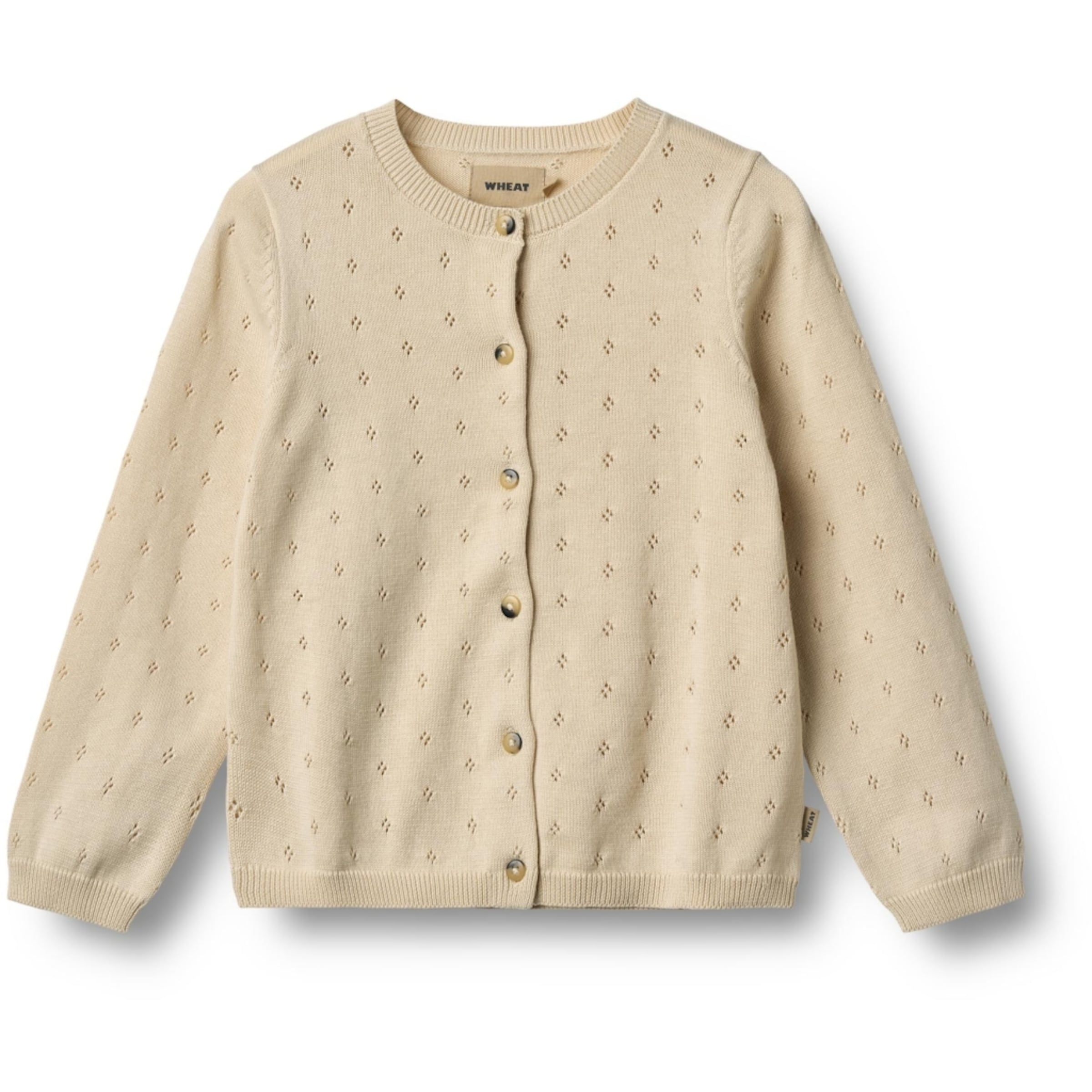 WHEAT Kardigan 'Maia' – béžová: přední strana