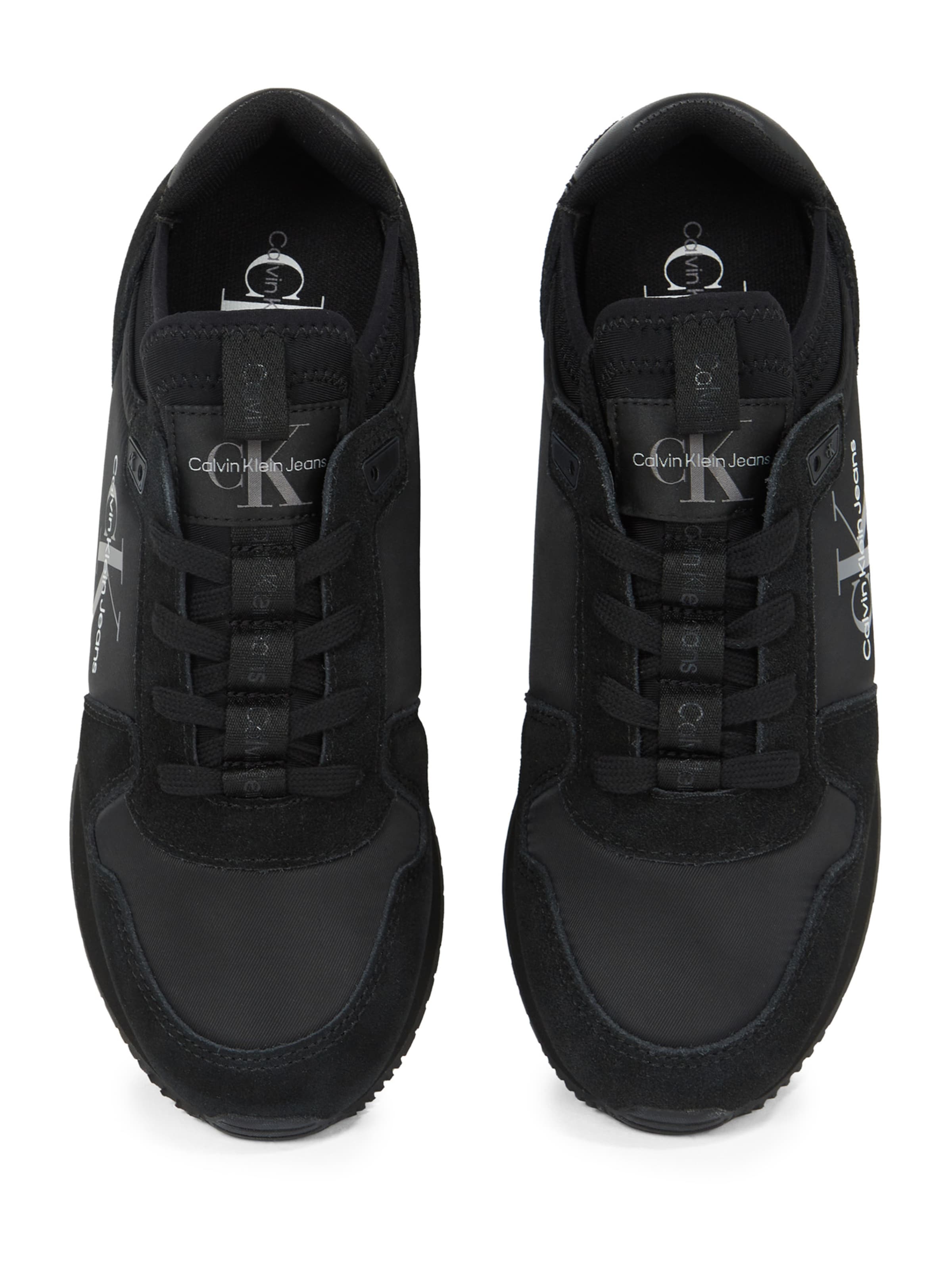 Calvin Klein Ниски маратонки в черно