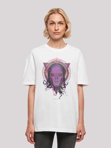 T-shirt 'Harry Potter Death Eater' F4NT4STIC en blanc : devant