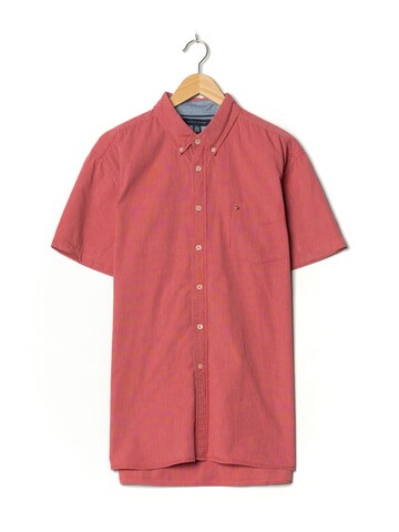 TOMMY HILFIGER Button Up Shirt in XL in Red: front