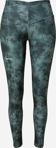 NEBBIA Skinny Sports trousers in Green: front