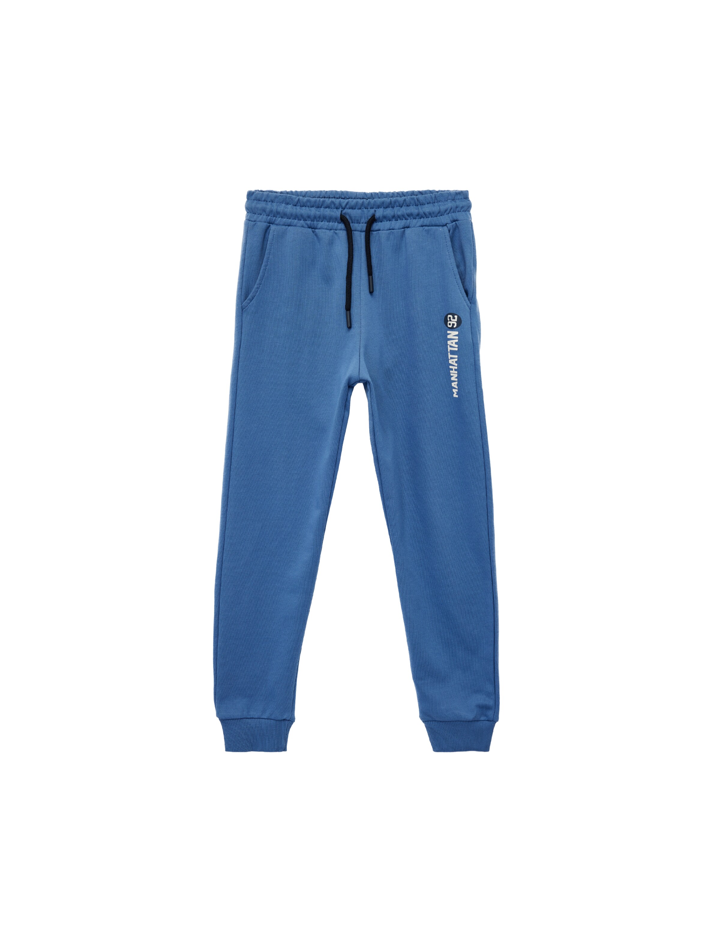 Koton Tapered Trousers in Blue: front