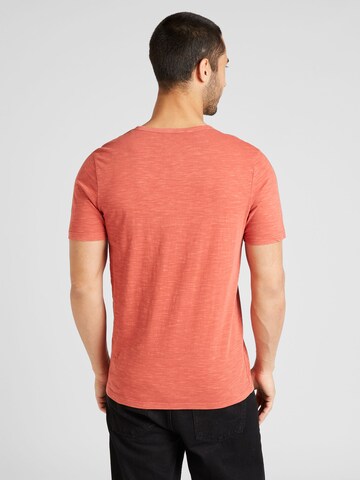 sarkans JACK & JONES Standarta piegriezums T-Krekls 'SPLIT'