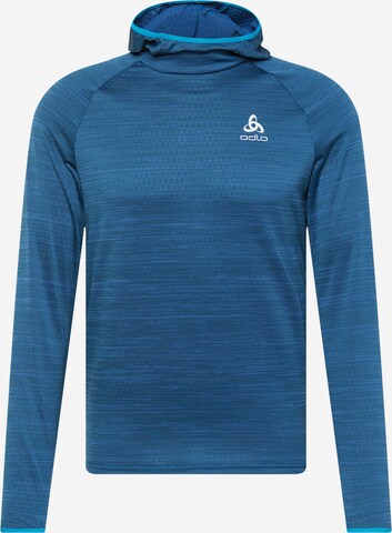 ODLO Sportsweatshirt in Blauw: voorkant