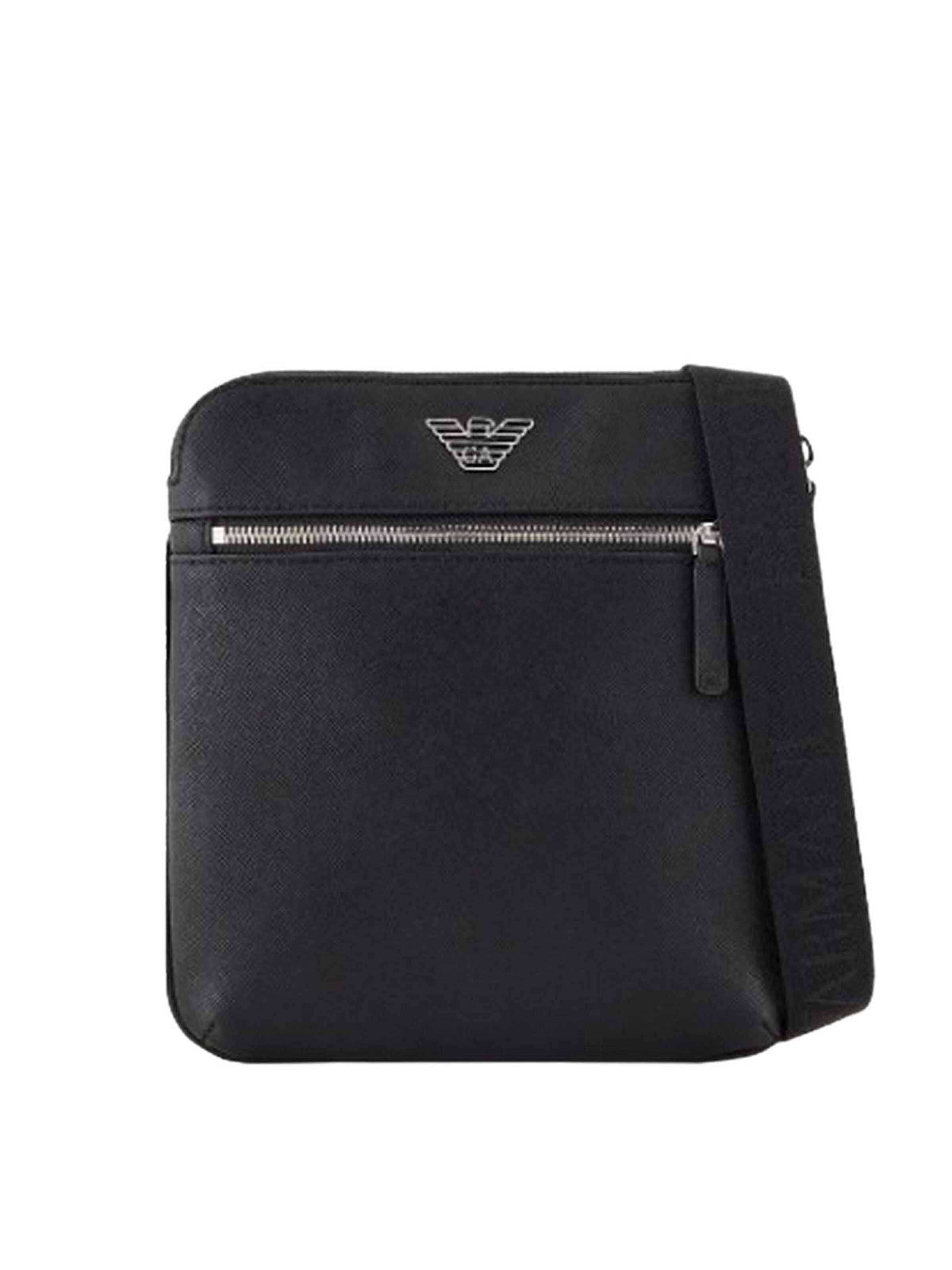 Borsa a tracolla di Emporio Armani in nero: frontale