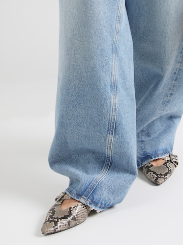 AGOLDE Wide Leg Jeans i blå