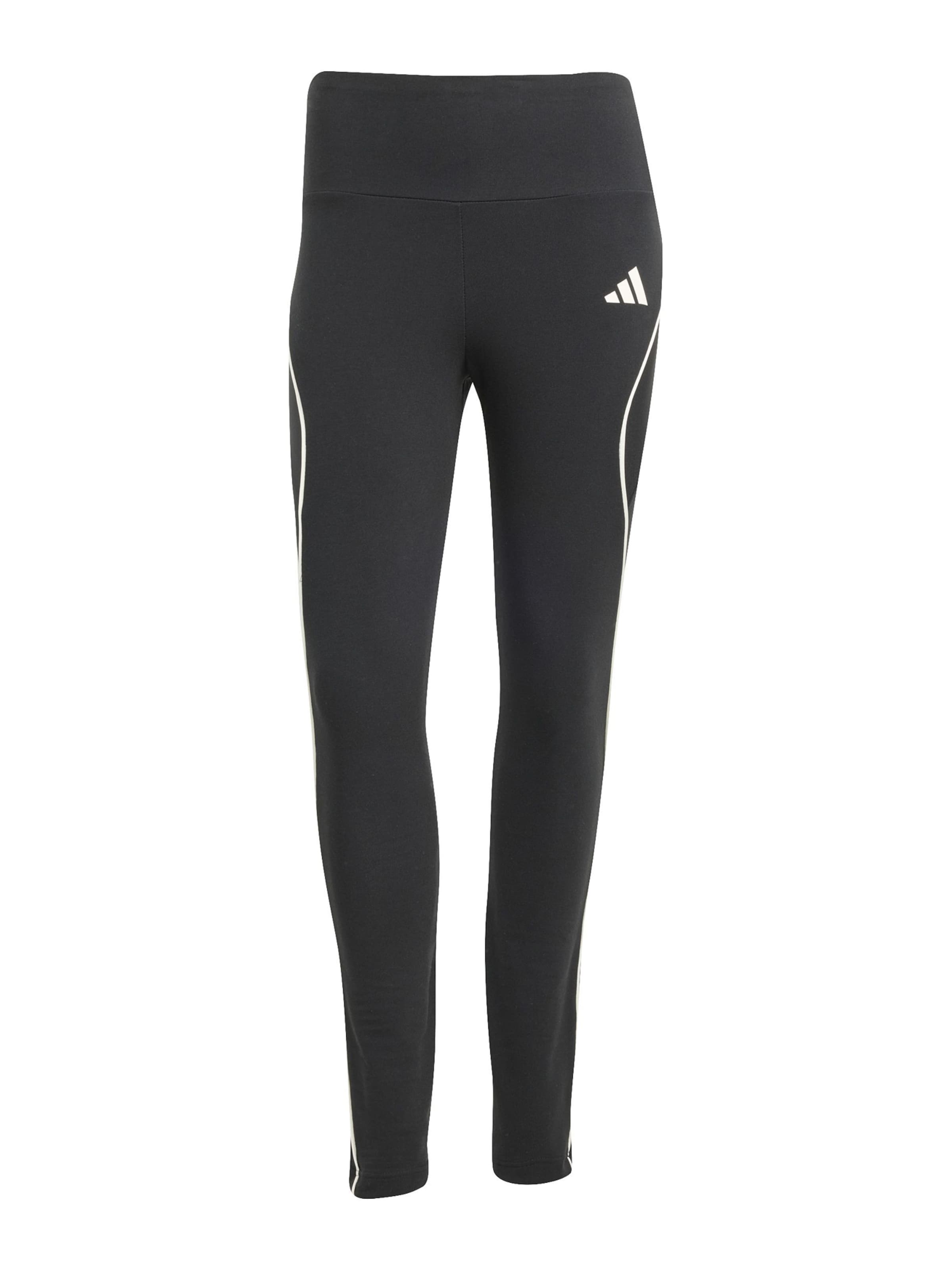 ADIDAS SPORTSWEAR - Skinny Pantalón deportivo 'Stadium' en negro: frente