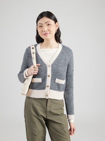 Cardigan 'ONLMaggie' ONLY en gris : devant