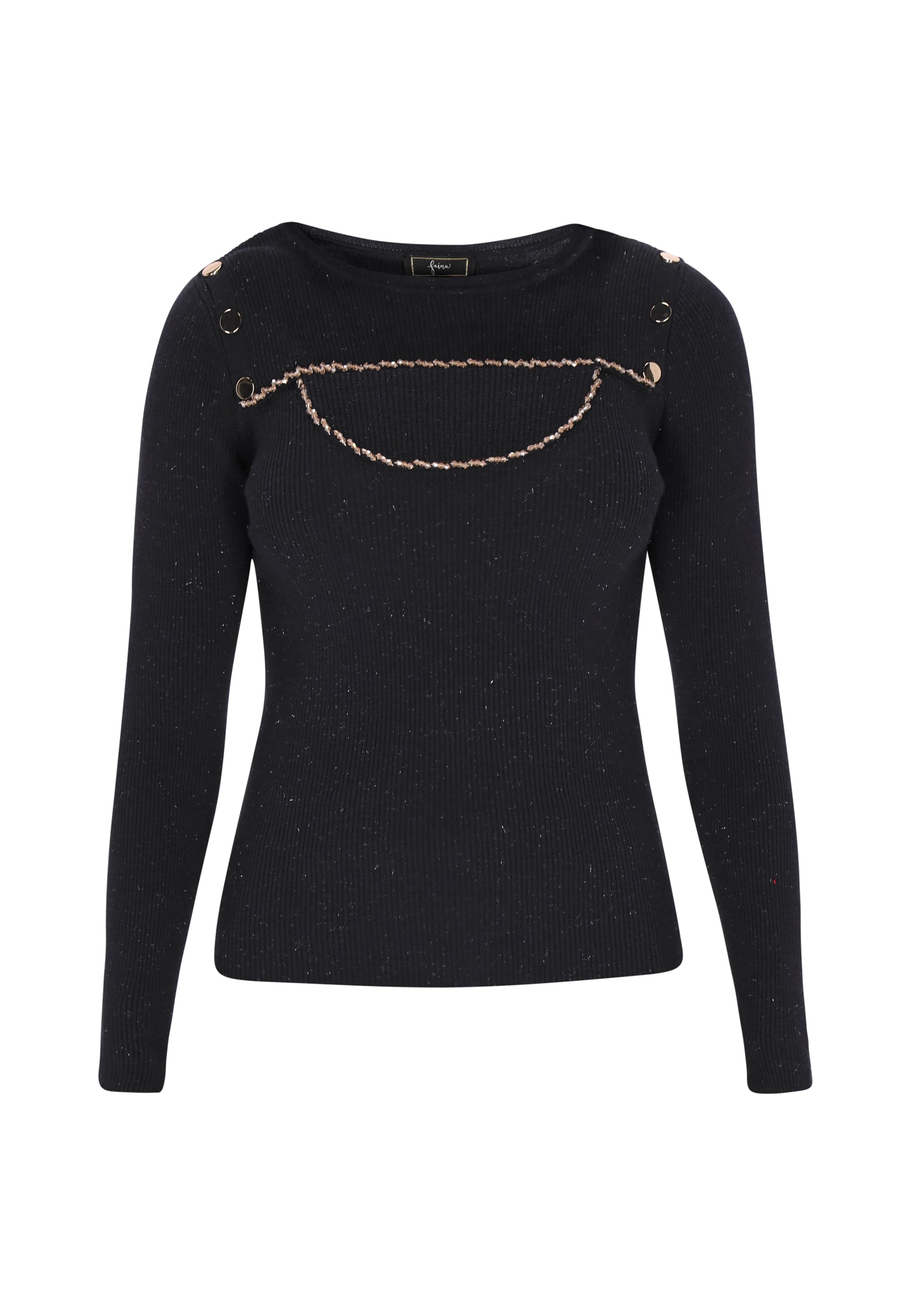 faina Trui in Blauw: voorkant