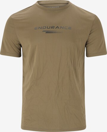 ENDURANCE Functioneel shirt 'Dipat' in Beige: voorkant