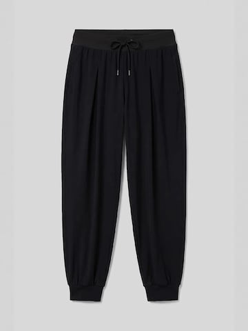 Tapered Pantaloni sportivi di Tommy Life in nero: frontale