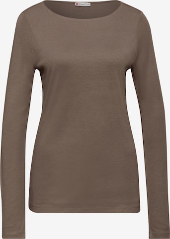 STREET ONE Shirt in Brown: front