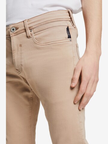 ESPRIT Slimfit Jeans in Beige