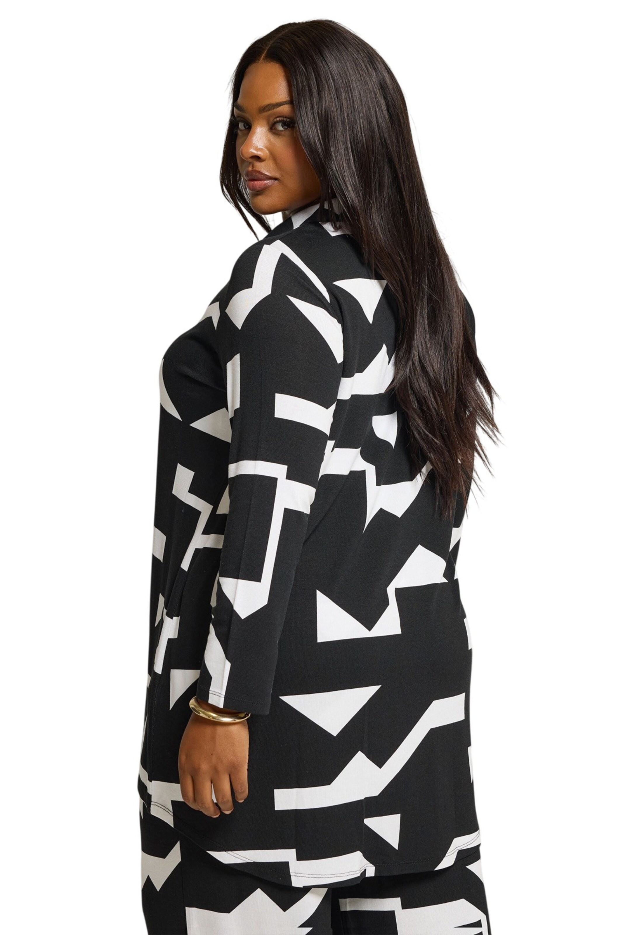 Stil Diva Bluse in Schwarz