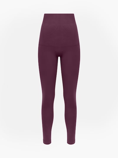 Pantaloni modellanti 'Seamless Shaping Leggings' in S cfab di colore borgogna, Visualizzazione prodotti