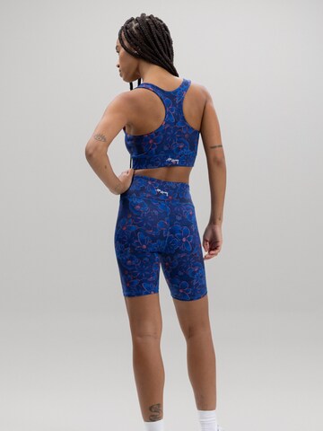 Hey Honey Bustier Sport-BH 'Racerback' in Blau