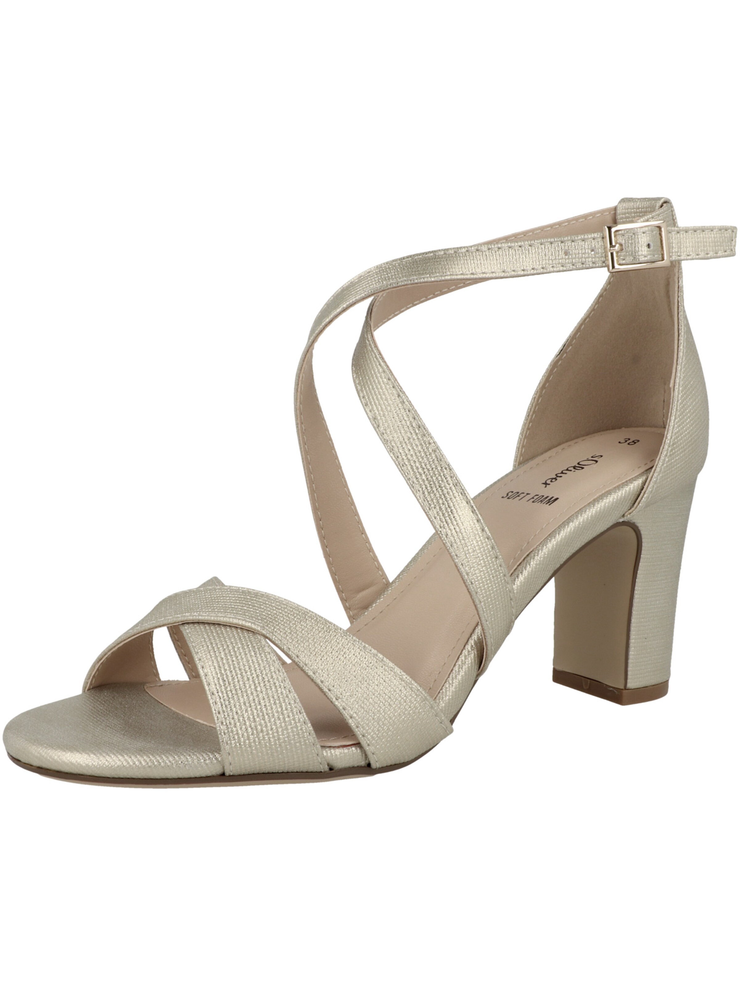 s.Oliver Sandals in Beige: front