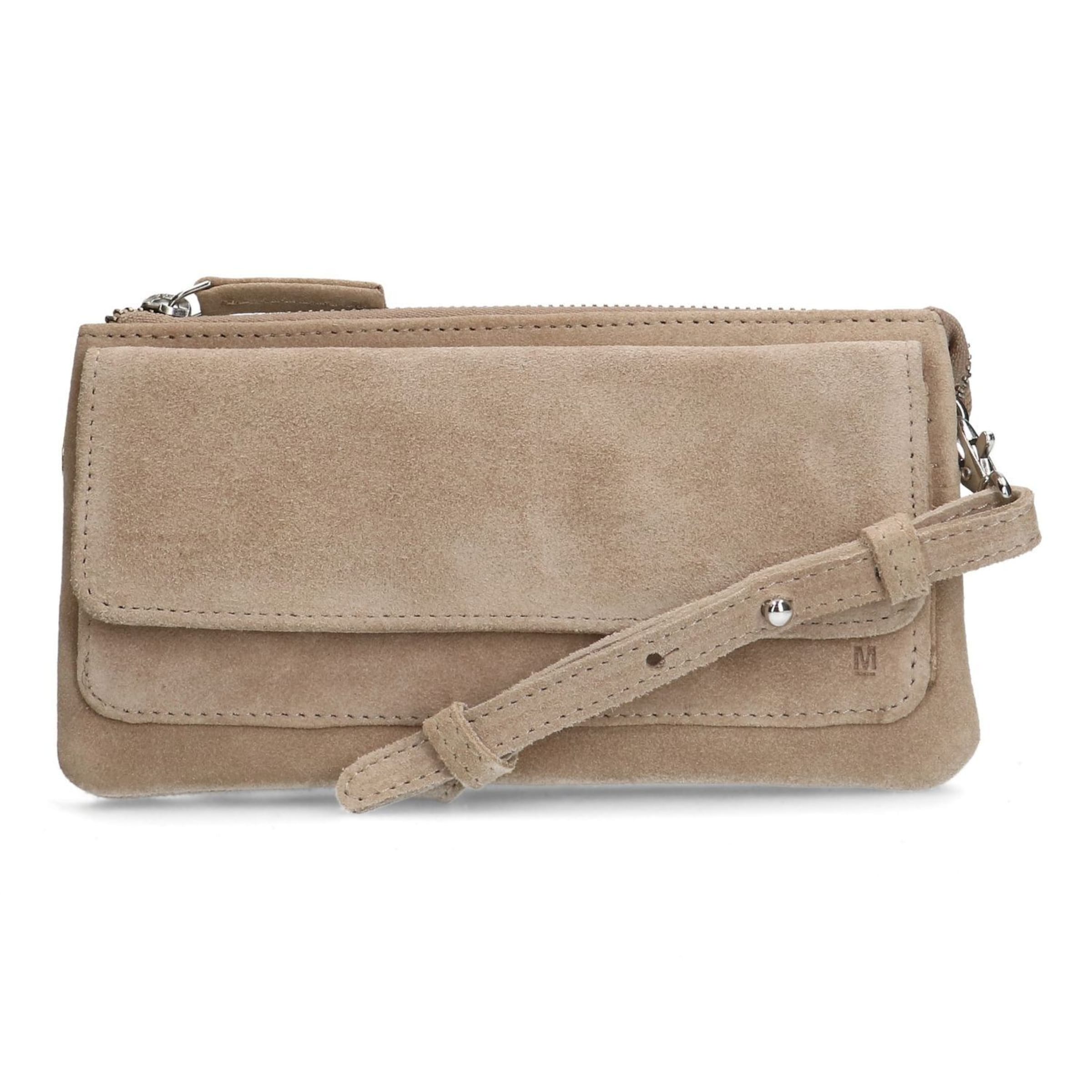 MANFIELD Clutch in Beige: front