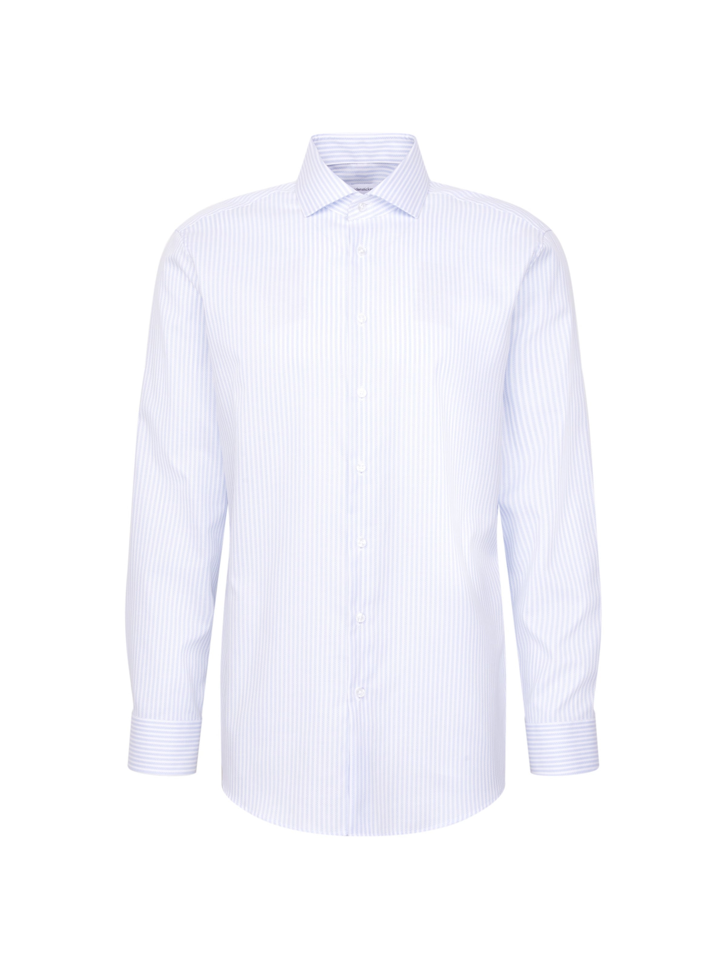 Coupe regular Chemise business 'Schwarze Rose' SEIDENSTICKER en bleu : devant